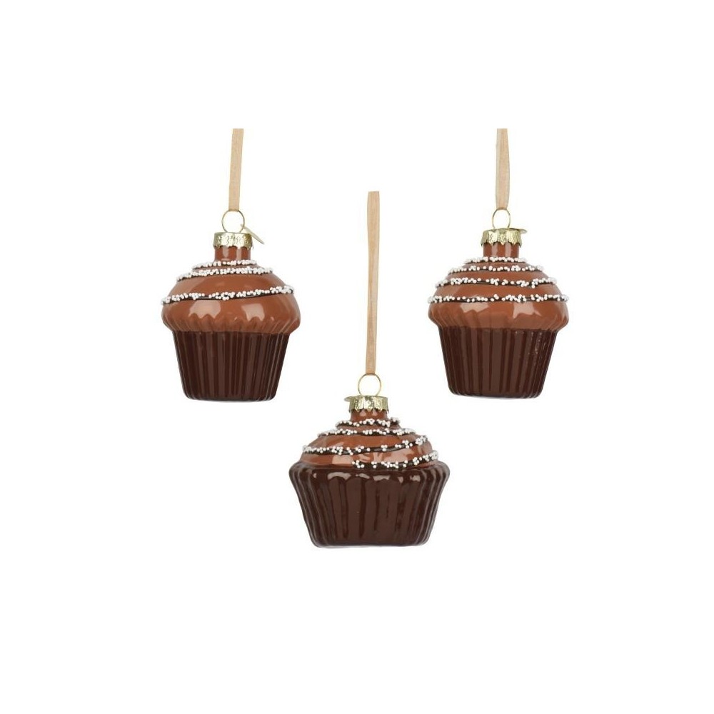 CUPCAKES PENDENTI BROWN H.6